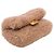Mini borsa a tracolla Fendi Nano Baguette con charm in pelliccia Beige - vista 4