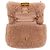 Mini borsa a tracolla Fendi Nano Baguette con charm in pelliccia Beige - vista 6