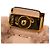 Mini borsa a tracolla Fendi Nano Baguette con charm in pelliccia Beige - vista 9
