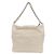 Borsa a tracolla Chanel 22 Chain Coco Mark in pelle Bianco - vista 3