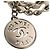 Borsa a tracolla Chanel 22 Chain Coco Mark in pelle Bianco - vista 8