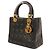 Borsa a mano Christian Dior Lady Cannage in pelle Nero - vista 14