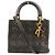 Borsa a mano Christian Dior Lady Cannage in pelle Nero - vista 17