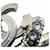 Orecchini Chanel CC Ribbon Argento Rosa - vista 7