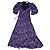Isabel Marant Maxikleid mit bunter Blumenprint Pink Lila Marineblau