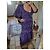 Isabel Marant Maxikleid mit bunter Blumenprint Pink Lila Marineblau - Ansicht 3