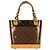 Borsa Tote Louis Vuitton Cabas Ambre PM Marrone - vista 3