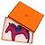 Hermès HERMES Rodeo GM Accessorio per Borsa in Pelle Bag Charm Porpora