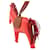 Hermès Hermes Rodeo MM Leather Accessory Bag Charm Pink Red  - view 6
