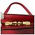 Louis Vuitton Epi Leder Lussac Tote Tasche Rot - Ansicht 18