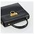 Borsa Salvatore Ferragamo Gancini in pelle nera e oro Auth 191365 Nero D'oro - vista 6