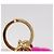 LOUIS VUITTON Vivienne Taschenanhänger aus Vison mit Pelz Beige Gold M00870 LV Auth 191658SM Golden - Ansicht 10