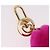 LOUIS VUITTON Vivienne Taschenanhänger aus Vison mit Pelz Beige Gold M00870 LV Auth 191658SM Golden - Ansicht 9