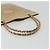 CHANEL Matelasse Chain Shoulder Bag Lamb Skin Beige Gold CC Auth 190888 D'oro - vista 7