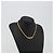 Collana Christian Dior con strass metallizzato color oro Auth ka5106 - vista 14