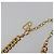 Collana Christian Dior con strass metallizzato color oro Auth ka5106 - vista 7
