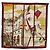 Hermès HERMES Carré 70 Sciarpa "QUAND SOUDAIN" Seta Rossa Auth 190192M Rosso