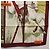 Hermès HERMES Carré 70 Sciarpa "QUAND SOUDAIN" Seta Rossa Auth 190192M Rosso - vista 10