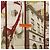 Hermès HERMES Carré 70 Sciarpa "QUAND SOUDAIN" Seta Rossa Auth 190192M Rosso - vista 18