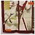 Hermès HERMES Carré 70 Sciarpa "QUAND SOUDAIN" Seta Rossa Auth 190192M Rosso - vista 20