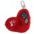 LOUIS VUITTON Charm per borsa Monogram LV Lucky Heart Rosso Argento M03171 Auth 191543SM Monogramma
