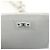 CHANEL Matelasse Chain Shoulder Bag Lamb Skin Silver CC Auth 190674SAM Argento - vista 12