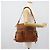 Chloé Borsa a Spalla Chloe Betty in Pelle Marrone Oro Argento Auth fm5404A D'oro - vista 28