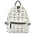 Mochila MCM Vicetos de cuero PVC Blanco Plata Auth ka5127 - vista 2