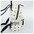 Mochila MCM Vicetos de cuero PVC Blanco Plata Auth ka5127 - vista 4