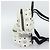 Mochila MCM Vicetos de cuero PVC Blanco Plata Auth ka5127 - vista 5