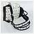 Mochila MCM Vicetos de cuero PVC Blanco Plata Auth ka5127 - vista 9