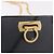 Borsa a tracolla Salvatore Ferragamo Gancini con catena, plastica trasparente, oro, autentica 191682A - vista 19