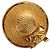 Spilla CHANEL metallo Gold CC Auth 190426M D'oro