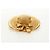 Spilla CHANEL metallo Gold CC Auth 190426M D'oro - vista 6