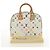 LOUIS VUITTON Borsa Monogram Multicolor Trouville Bianca M92663 Auth BA13774V Bianco - vista 12