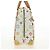 LOUIS VUITTON Borsa Monogram Multicolor Trouville Bianca M92663 Auth BA13774V Bianco - vista 4