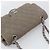 CHANEL Matelasse Chain Shoulder Bag Cotone Grigio Argento CC Auth mr2778 Marrone - vista 6