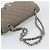 CHANEL Matelasse Chain Shoulder Bag Cotone Grigio Argento CC Auth mr2778 Marrone - vista 7