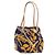 Borsa a tracolla LOEWE Canvas Blue Gold Auth bs35981A D'oro