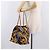 Borsa a tracolla LOEWE Canvas Blue Gold Auth bs35981A D'oro - vista 21