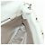 Borsa a Spalla con Catena Miu Miu in Pelliccia Bianco Argento Auth 190605M - vista 23