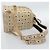 MCM Vicetos Logogram Rucksack PVC Beige Gold Auth gh2219 Golden - Ansicht 9