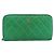 CHANEL Matelassé Long Wallet Lammfell Grün Gold CC Authentisch 190675 Golden - Ansicht 13