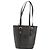 Céline Borsa a Spalla CELINE Macadam Canvas PVC Pelle Nera Oro Auth 190902A Nero D'oro - vista 13