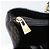 Céline Borsa a Spalla CELINE Macadam Canvas PVC Pelle Nera Oro Auth 190902A Nero D'oro - vista 22