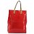 LOUIS VUITTON Monogram Vernis Reade MM Hand Bag Red Rouge M91086 LV Auth gh2202 Rosso - vista 13