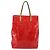 LOUIS VUITTON Monogram Vernis Reade MM Hand Bag Red Rouge M91086 LV Auth gh2202 Rosso - vista 2