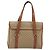 Céline Borsa CELINE Macadam Canvas PVC Beige Oro Auth 190386 D'oro - vista 2