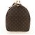 LOUIS VUITTON Borsa Boston Monogram Keepall 55 M41424 LV Auth 190169SAV Monogramma - vista 3