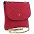 CHANEL Chain Pouch Cotton Pink Gold CC Auth mr2713 Rosa D'oro